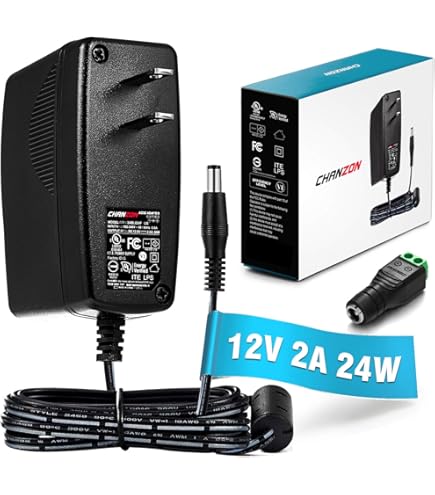 Amazon.com : Chanzon 12V 3A 36W Power Supply AC DC Switching